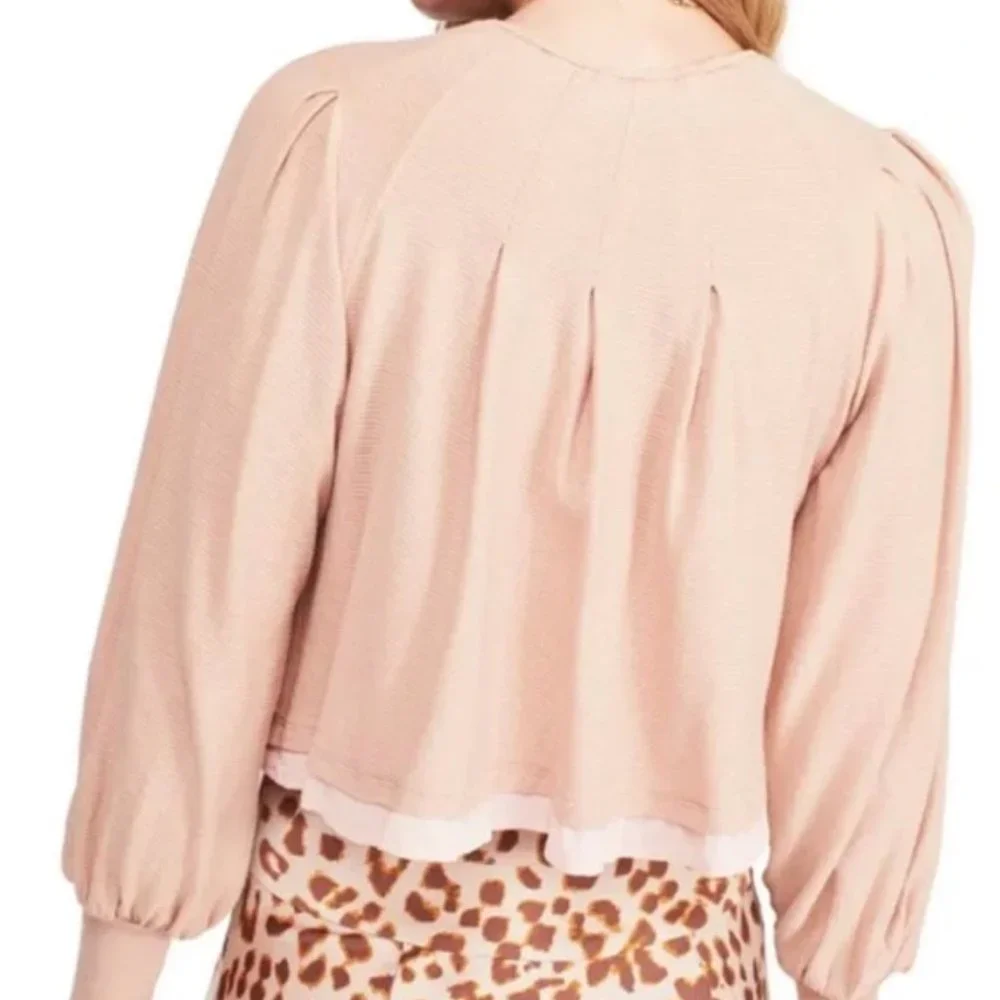 Free People Billie Long Sleeve Pullover Tee Shirt